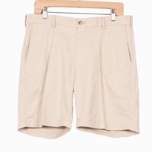 USC Trojans Peter Millar Crown Sport Golf Shorts Tan Twill Size 36 Men's NCAA